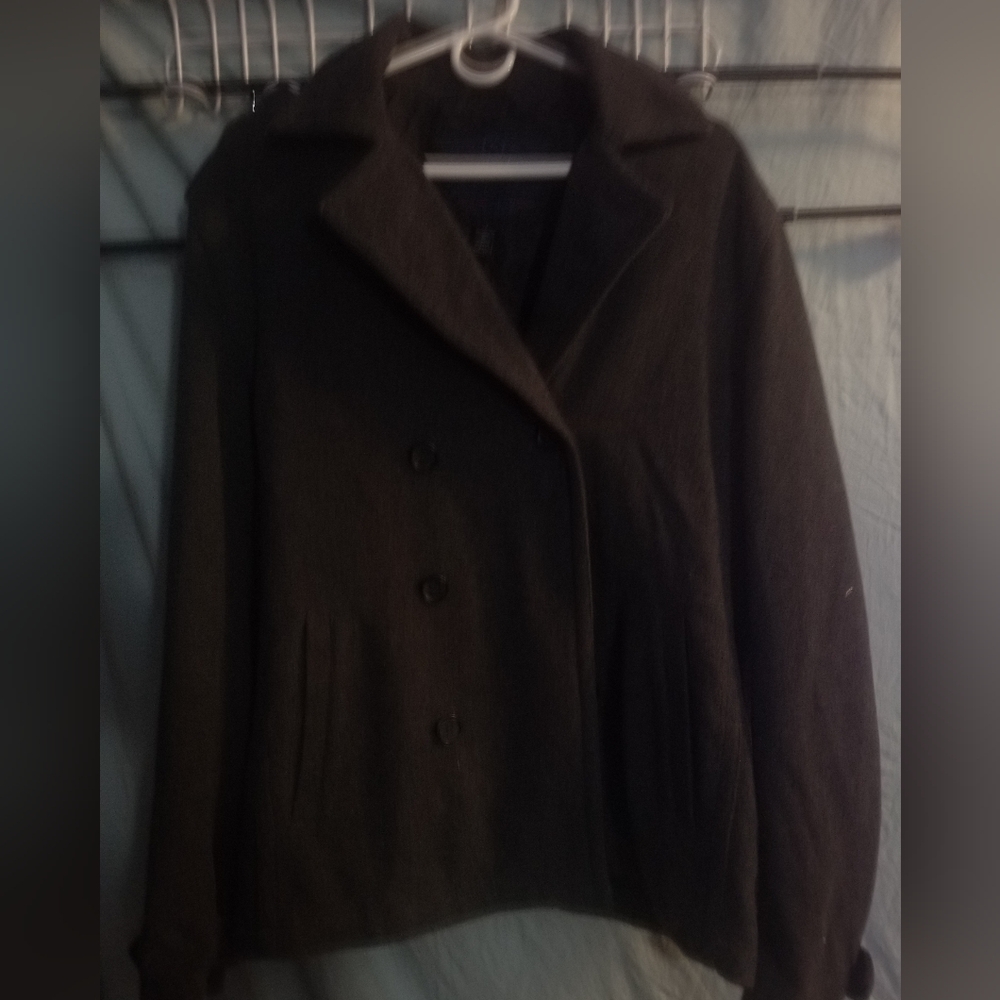 Classic Black Double-Breasted Blazer